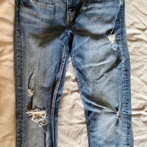 Zara distressed jeans